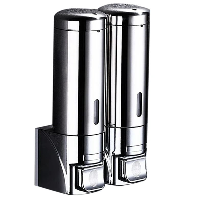 

Soap Dispenser Wall Wall-Mount Hotel Shampoo Lotion Liquid Soap Dispenser Stainless Steel Hand Soap Dispenser