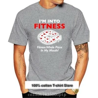 camiseta de manga corta para hombre camiseta con estampado informal divertida para fitness pizza moda de verano nueva