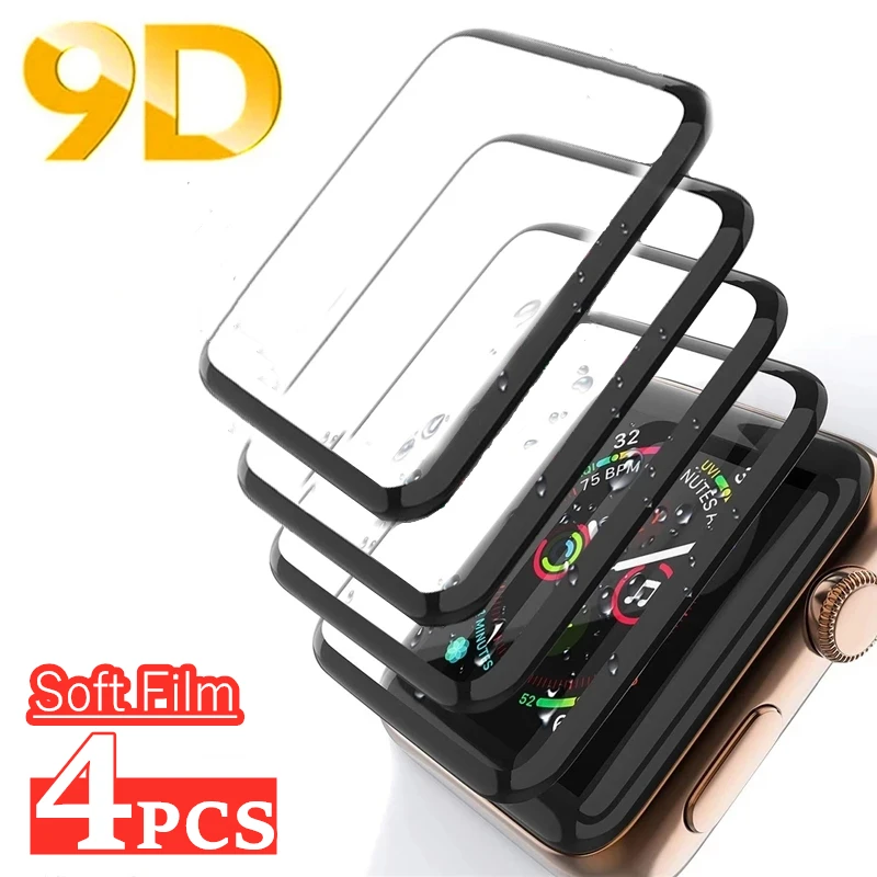 iwatch screen protector for apple watch series 3 4 5 6 se 38mm 40mm 42mm 44mm no glass protective film for apple watch 7 41 45mm free global shipping