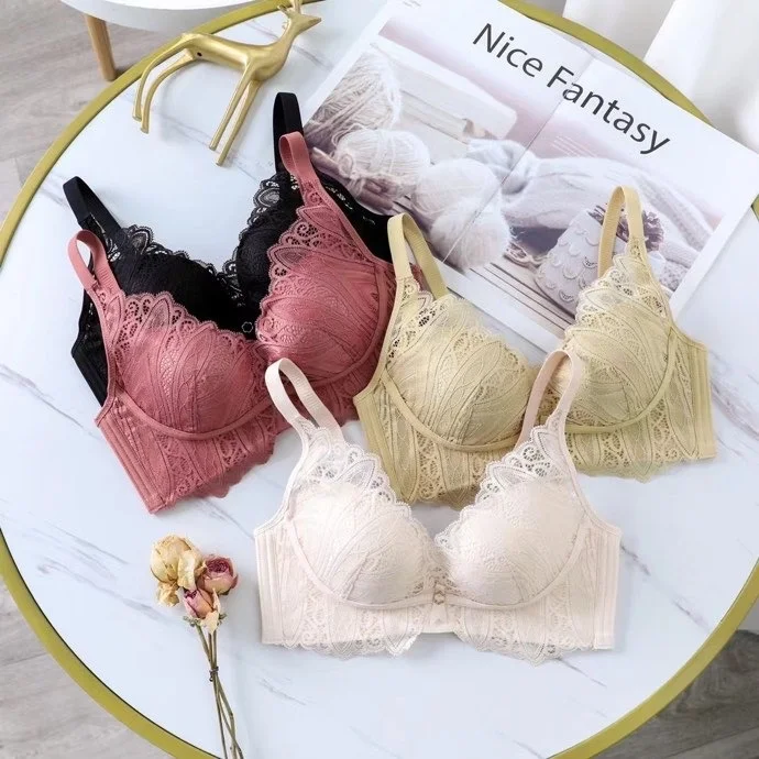 

812# maintenance underwear: a sexy suit of small chest without steel ring adjustment antibacterial bra