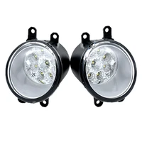 1pair front bumper fog lights assembly driving lamp foglight for toyota corolla avensis camry verso