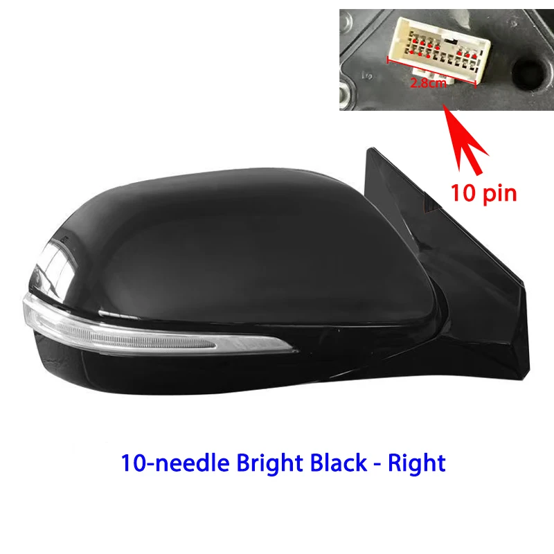 Автомобильное зеркало, зеркало заднего вида в сборе для Hyundai Grand SantaFe XL 2013-2020 зеркала, электрическое складное рулевое управление, линза с подогревом