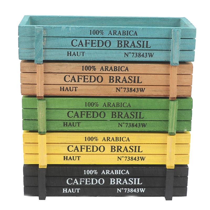 Деревянный горшок садовый для растений цветочный декоративный MicroLandscape | Дом и