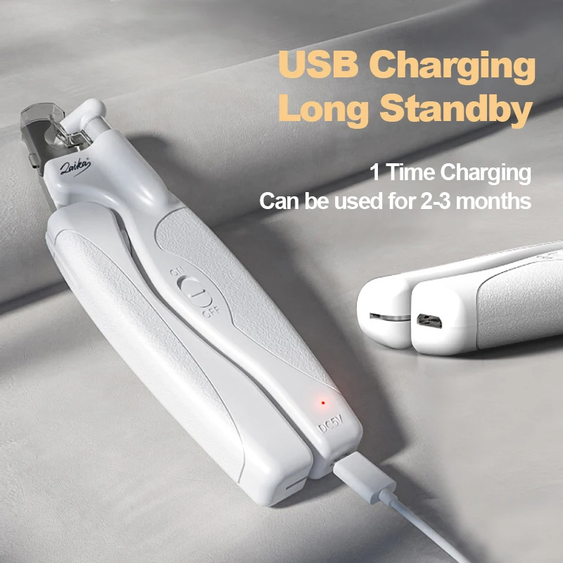 Машинка для стрижки когтей LAIKA светодиодный триммер кошек и собак ножницы