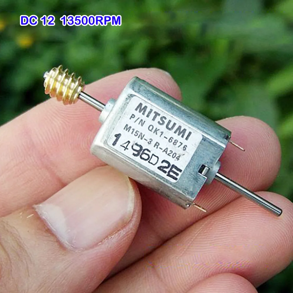 Микро электродвигатель Mitsumi 030 металлическая задняя крышка карбоновая щетка