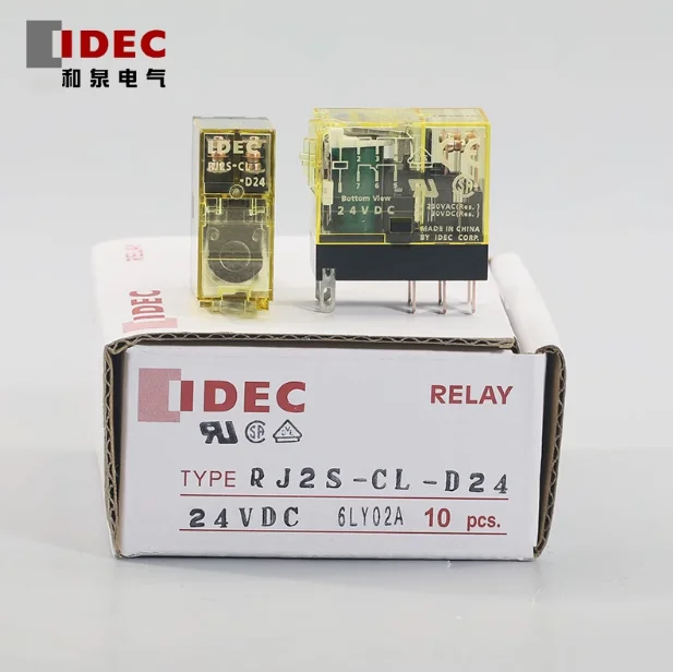 Оригинальное промежуточное реле IDEC RJ2S-CL-D24 RJ1S-CL-D24 RJ2S-CL-A220 RJ1S-CL-A220 RJ2S-CL-D12 RJ2S-CLD-D24