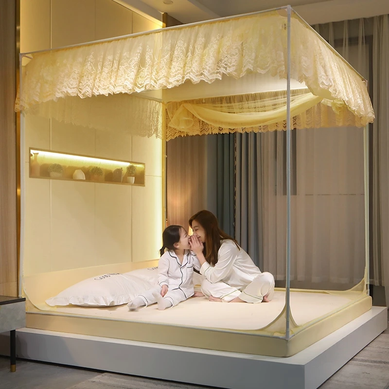 

Baby Crib Frame Mosquito Net Canopy Decoration Window Princess Foldable Mesh Tent Full Moustiquaire De Lit Bedroom Furniture