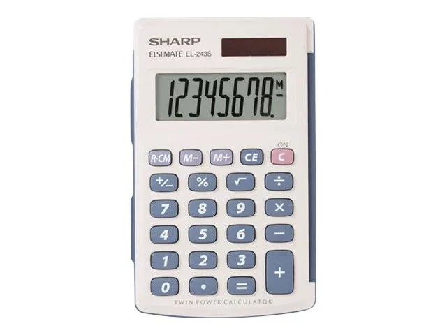 

SHARP EL243SB 8 DIGIT PUTTY Calculators