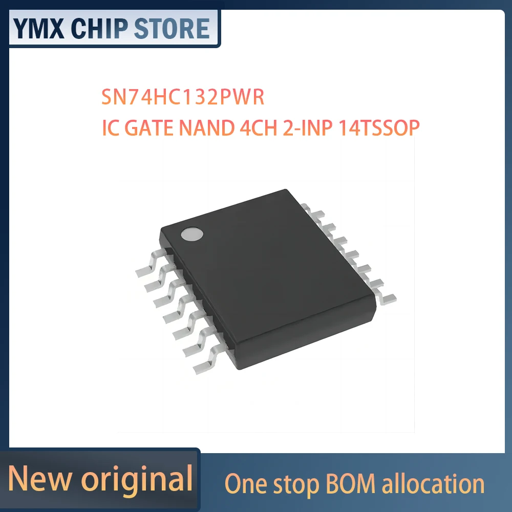 

SN74HC132PWR IC GATE NAND 4CH 2-INP 14TSSOP New Original Electronic Components in Stock