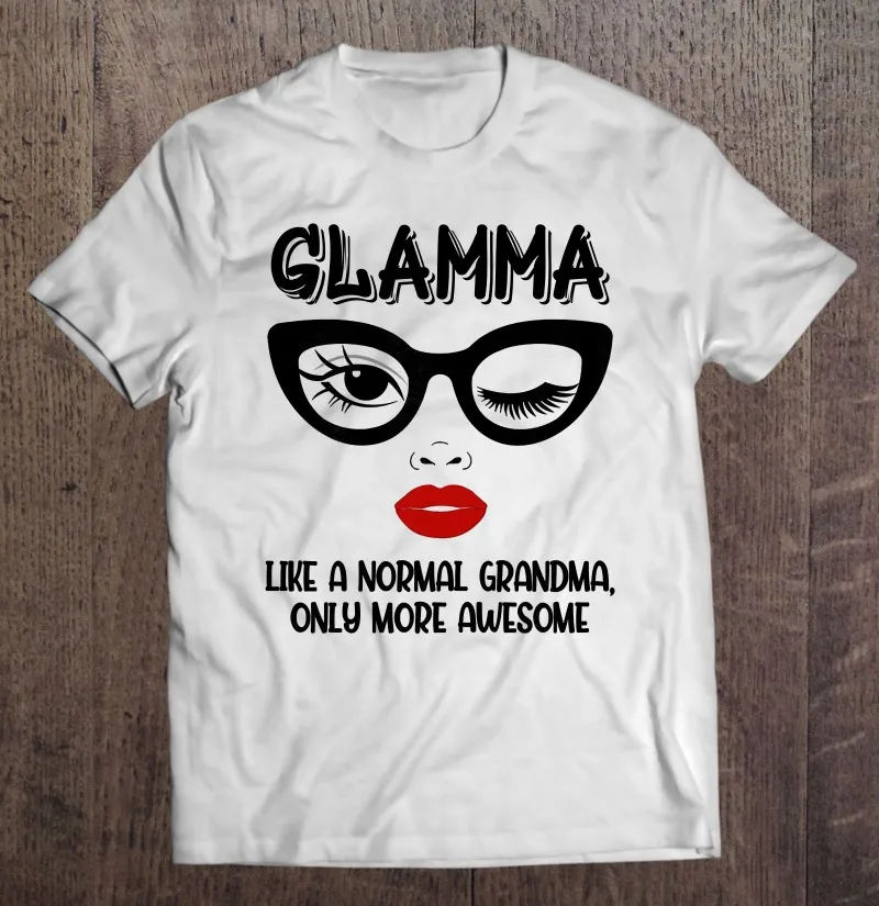 

Женская футболка Glamma, как обычная бабушка, только гораздо больше, потрясающая, с подвижным глазом, для мужчин, аниме одежда, мужская одежда, ф...