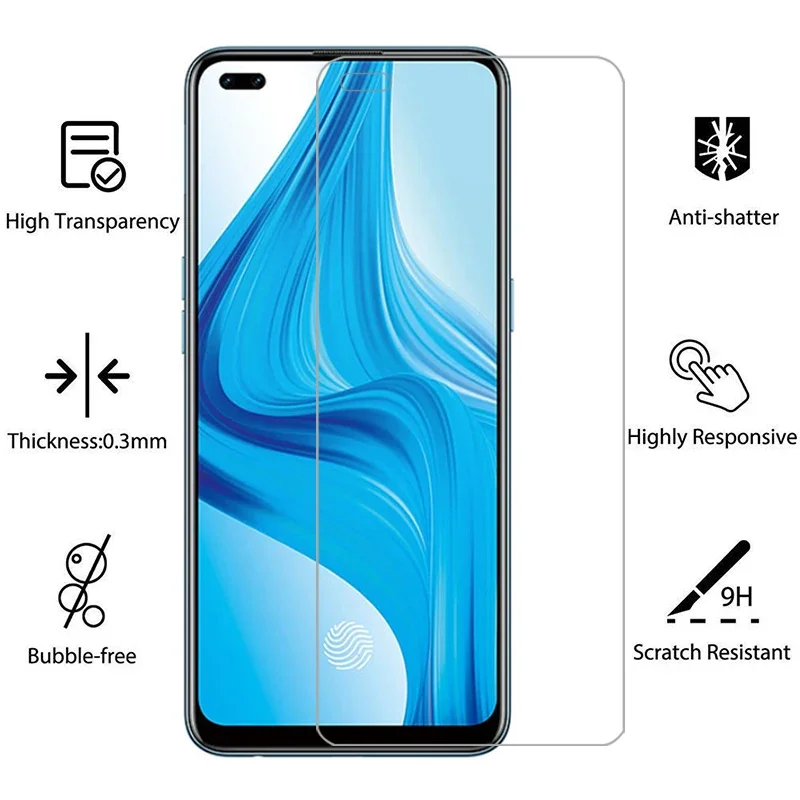 protective glass for oppo f17 pro screen protector tempered glas on opo opp f 17 17f f17pro 6.43 17fpro safety film accessories