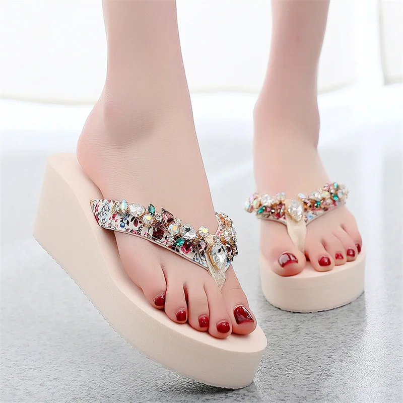 

Женские пляжные шлепанцы на плоской подошве, бежевые или черные уличные спортивные летние шлепанцы, Размеры 35-42, 2023