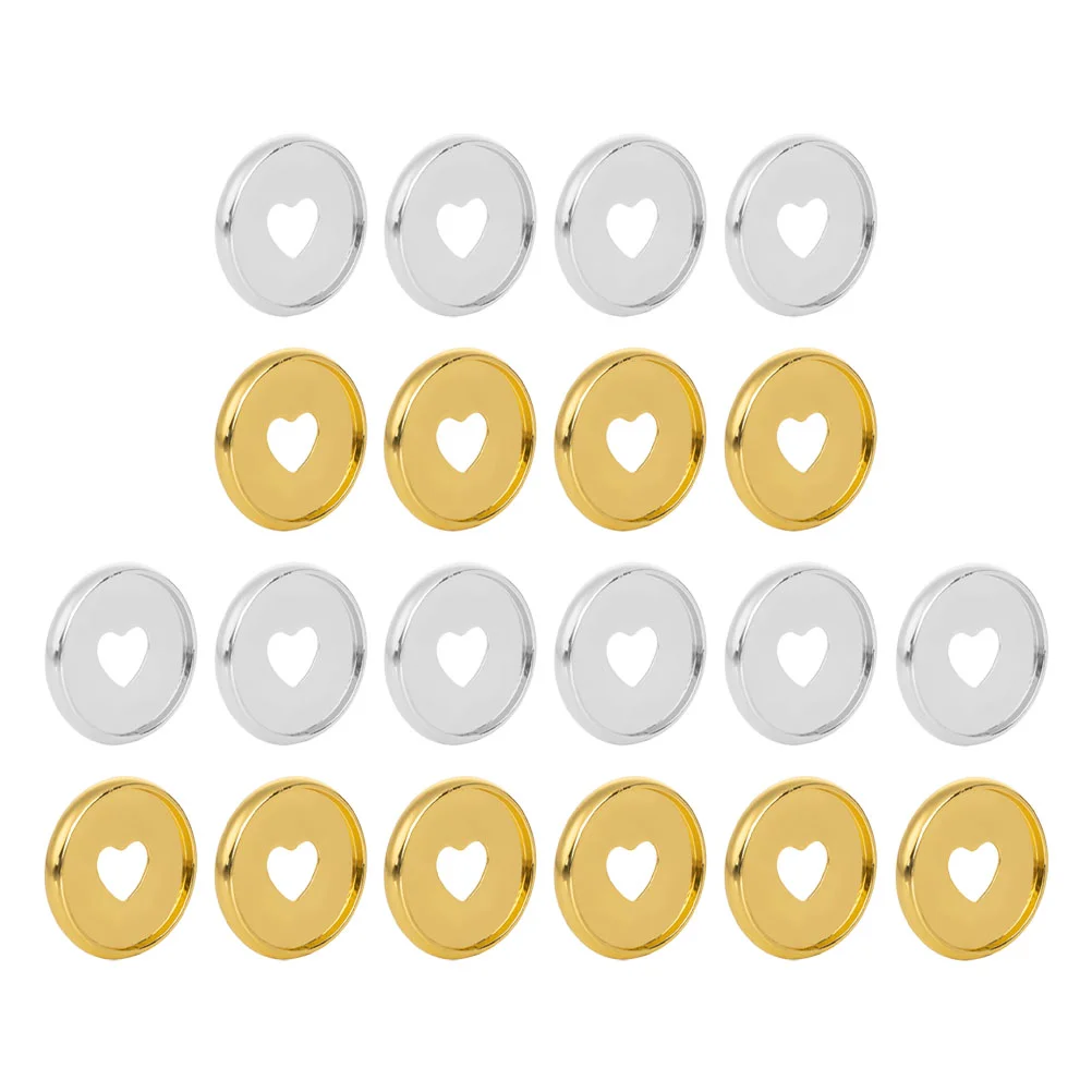 

20 Pcs Tool CD Mushroom Hole Binder Binding Disc Planner Glossy Loose-leaf Notebook Ring Abs