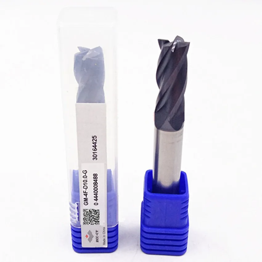 

GM-4F-D6.0-G/GM-4F-D7.0-G/GM-4F-D8.0-G/GM-4F-D9.0-G/GM-4F-G10.0 GM-4F-G ZCC.CT 4 Flute straight shank Flat end mills 1pcs/box