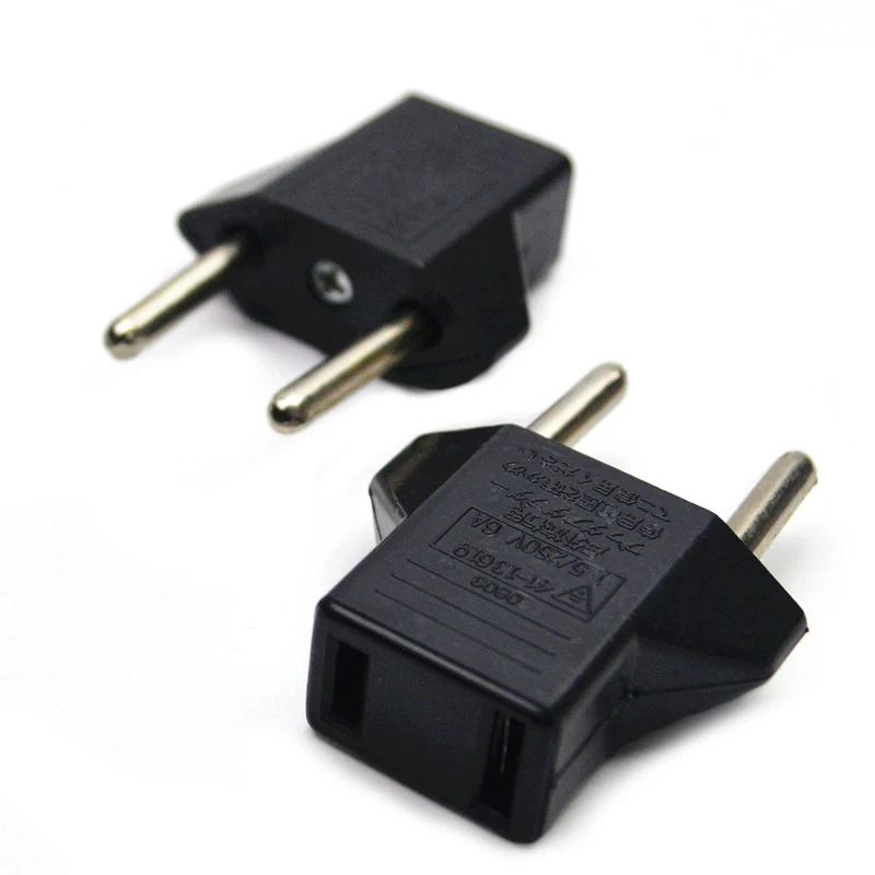 

European EU Power Electric Plug Adapter American China Japan US To EU Euro Travel Adapter AC Power Cord Charger Sockets Outlet