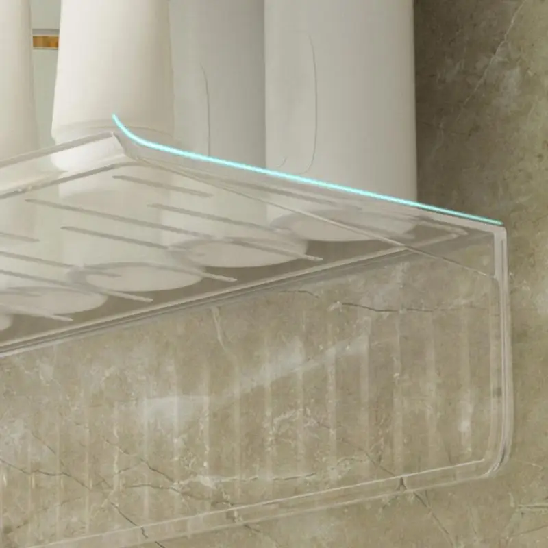 Настенная Полка Для Хранения Органайзер Ванной Комнаты Не Требуется Сверления