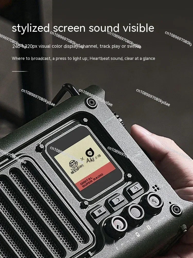 Bluetooth-Колонка XOG Archimedes Портативная колонка с TFT-экраном тяжелые басы кнопкой