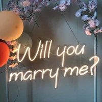 will you marry me neon sign light for wedding decorations proposal decor get neon light sign for bedroom wall art wedding gift