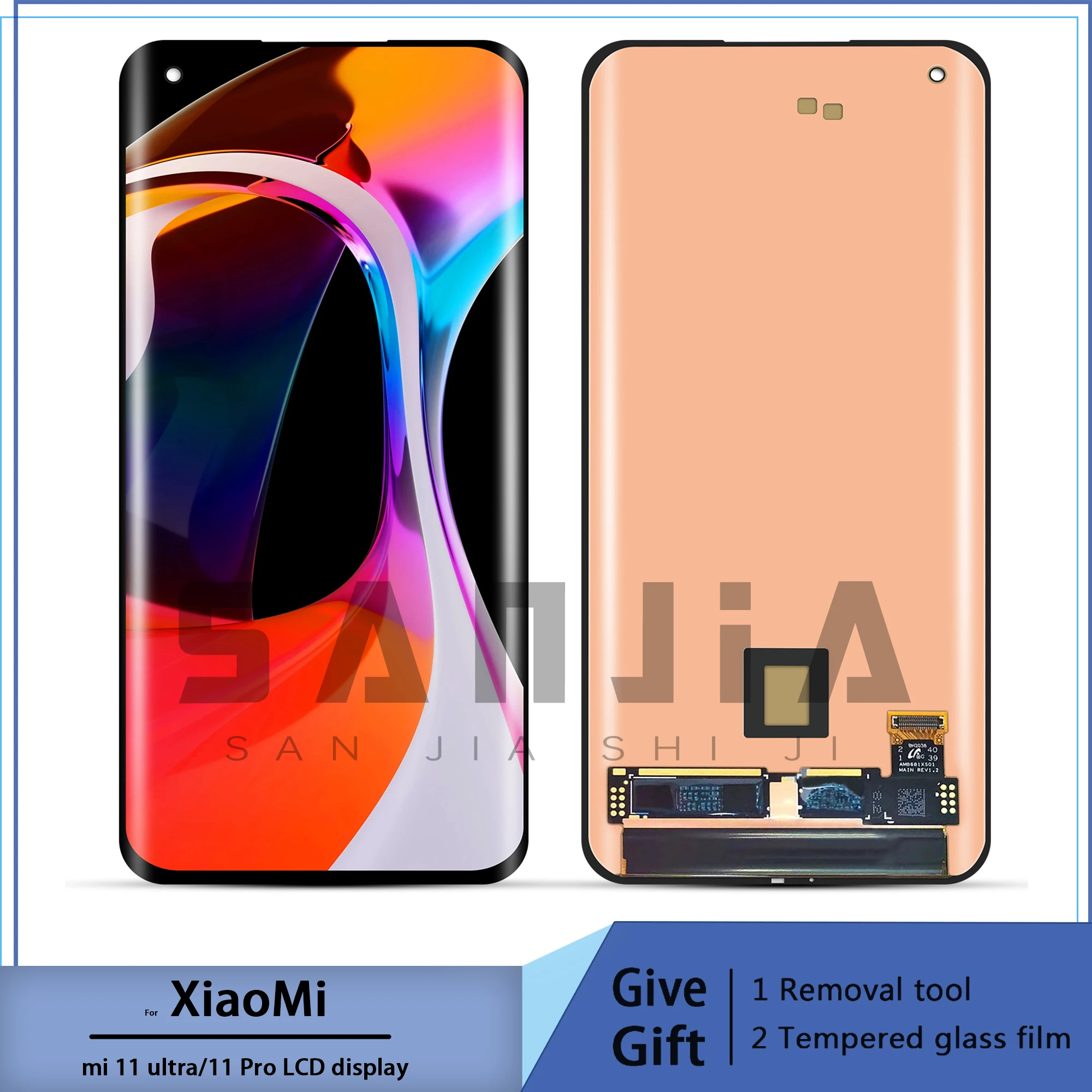 6 81 оригинальный amoled для xiaomi mi 11 ультра-дисплей с сенсорным ЖК-дисплеем цифровой