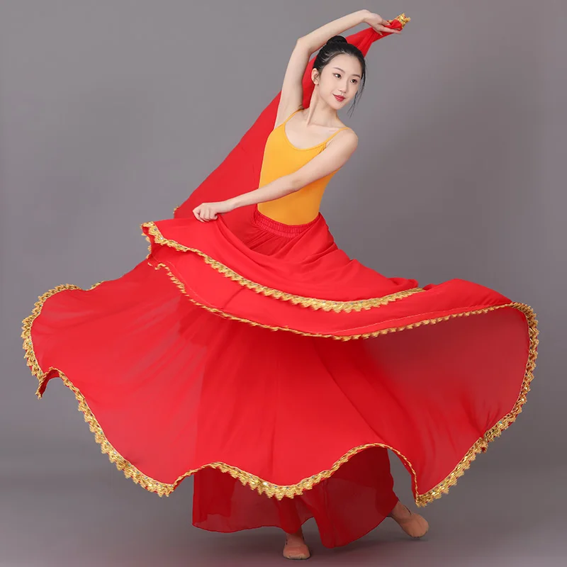 Юбка-макси шифоновая свободного покроя длина 80-100 см