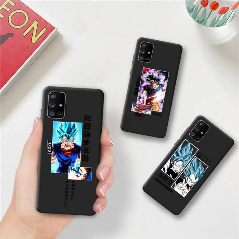 

Dragon Ball Z GOKU Vegeta GOGETA Phone Case For Samsung Galaxy A52 A21S A02S A12 A31 A81 A10 A30 A32 A50 A80 A71 A51 5G