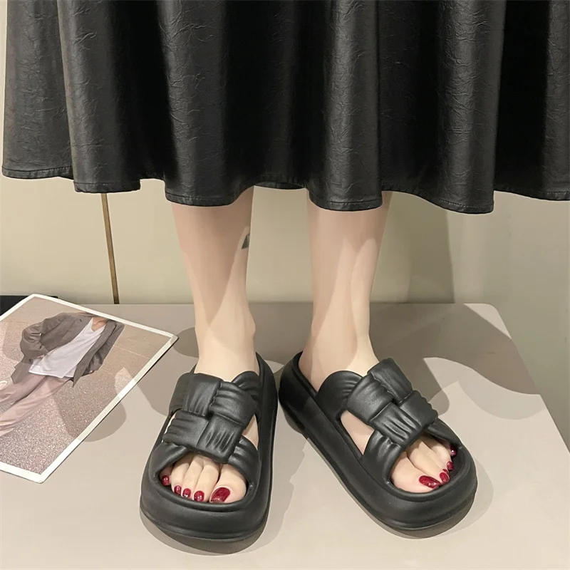Shoes Woman Summer Sandals Ladies Open Toe Casual Shoes Women Soft Platform Flat Sandals Female Low Heels Beach Slippers Shoes