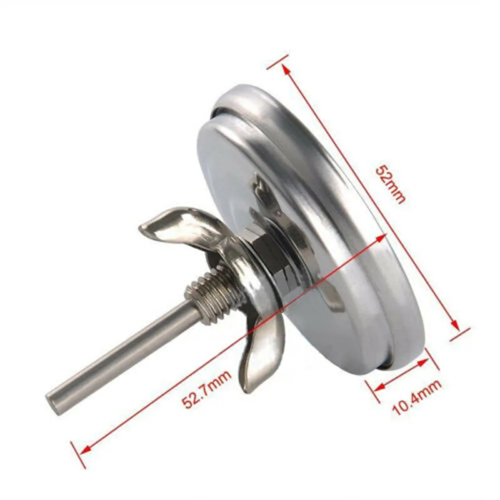 

Термометр для барбекю, точный измеритель температуры 50 ~ 500 ℃ 52*10,4*52,7 мм (+/-10F +/-5 ℃), подходит для гриля, гайки из нержавеющей стали
