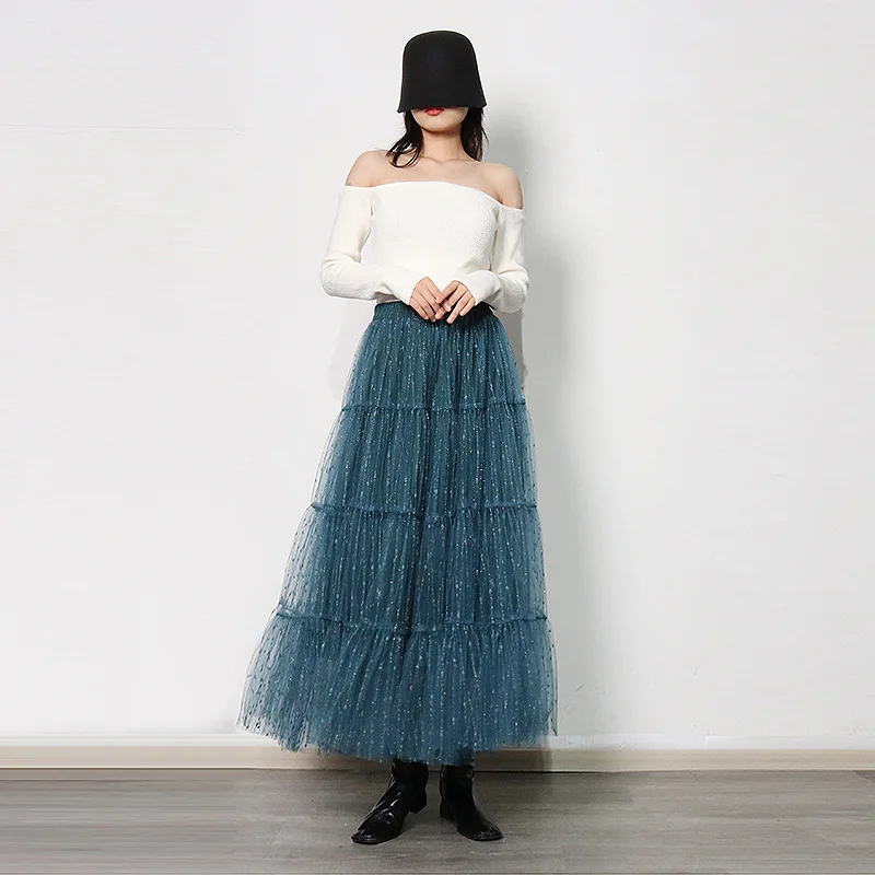 Luxury Designer Long Skirts Woman Fashion 2022 Fairycore Eam Elegant Clothes Korean Style Maxi Aesthetic Goth Festival Skirt