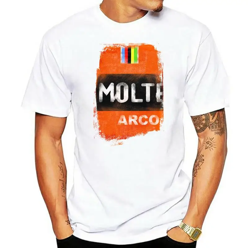 Molteni Racing Team Man Short Sleeve Cotton T-Shirt Black Size S-3XL