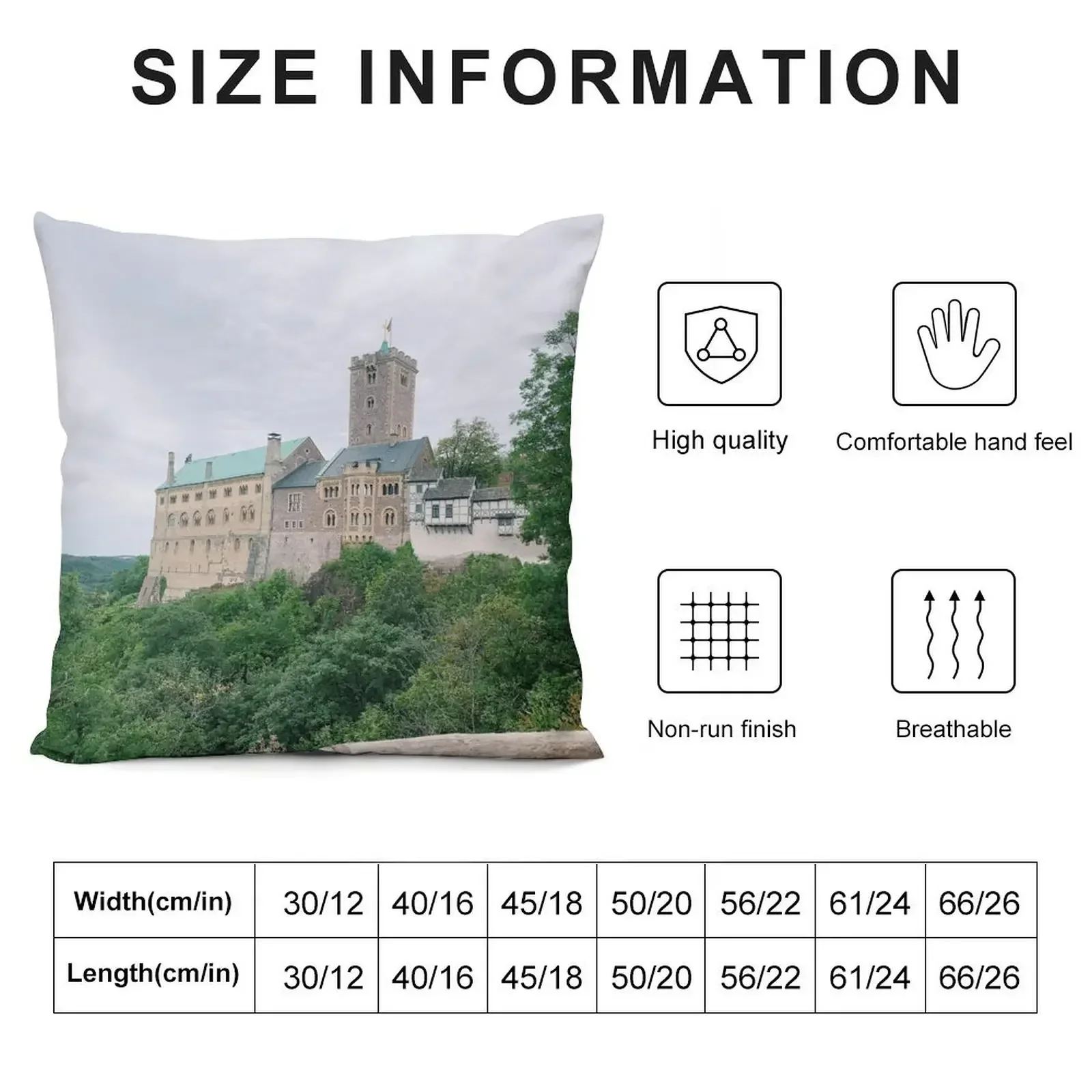 Wartburg - Eisenach декоративная подушка 1 шт.