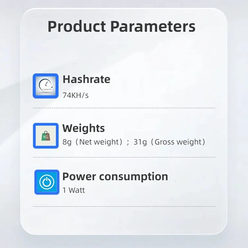 Бесшумная Майнер Lucky Miner V3 Usb машина 74KH/S LV03 Мини домашняя Asic Майнинг