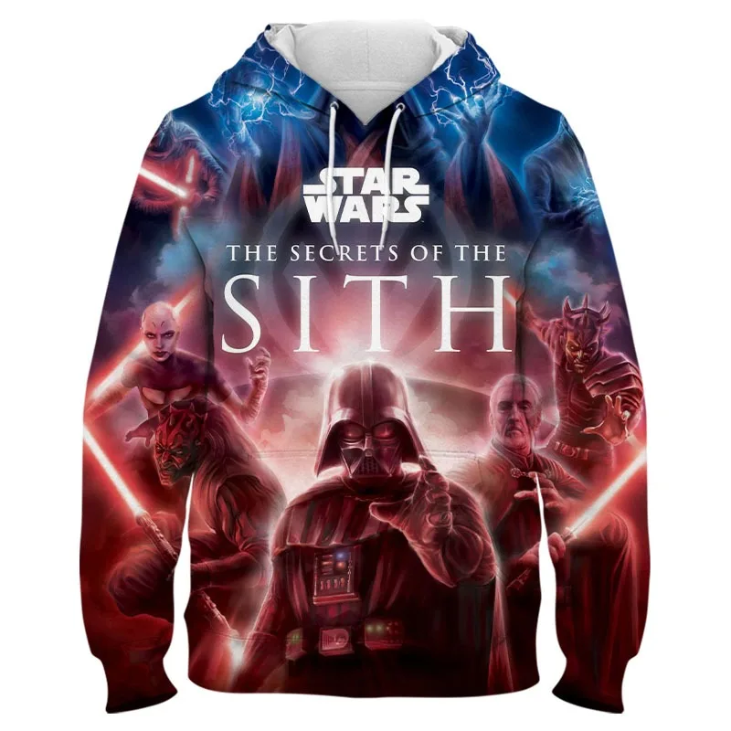 

Men's Disney Star Wars Cartoon 3D Printed Hoodie Harajuku Men's Hoodie