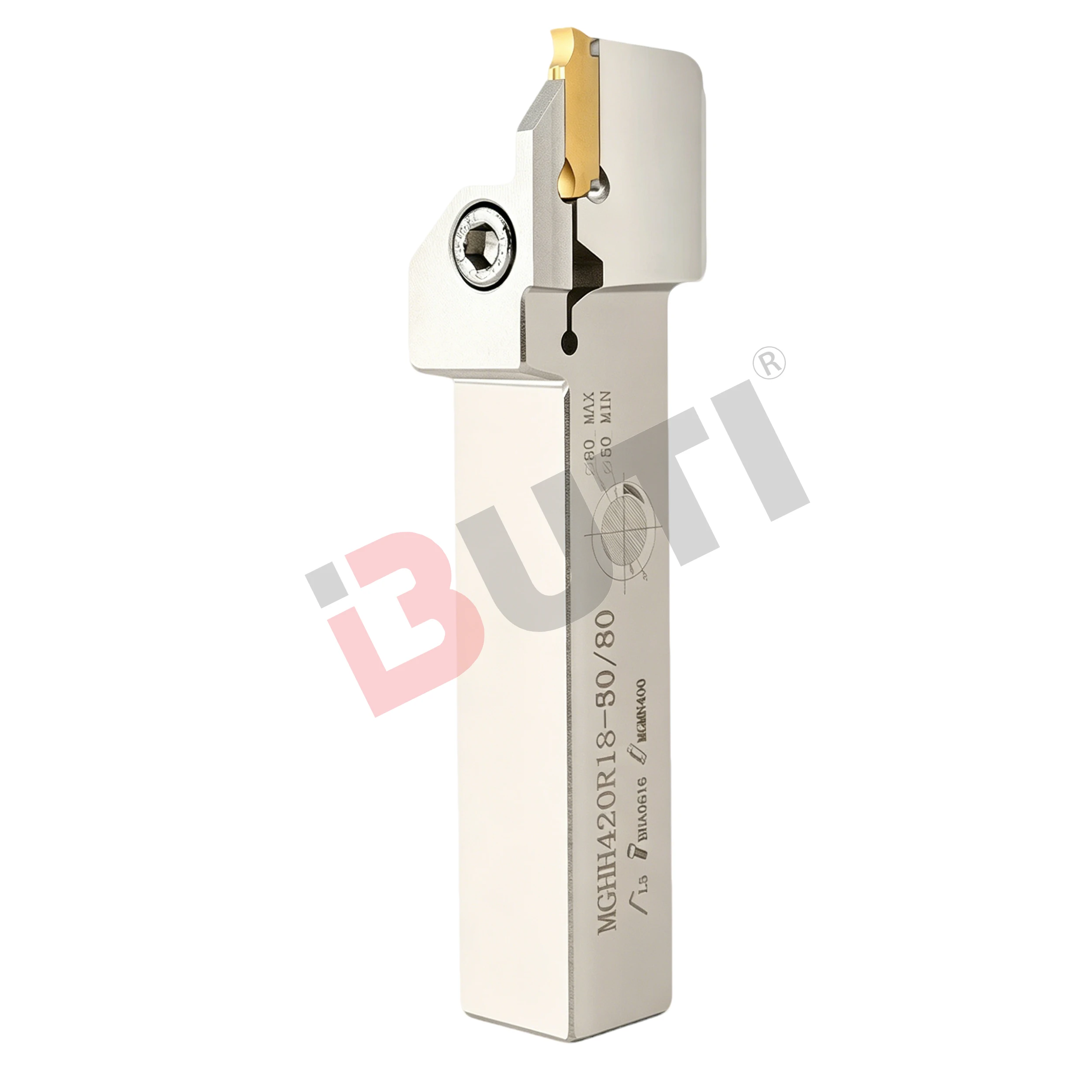 MGHH320R18-160-400 325R16-50-80 Держатель для фрезы с обратной дуговой заточкой для токарных станков с ЧПУ, для плоских и круглых канавок (art.: 3920dbda3c7e2) - 3920dbda3c7e2