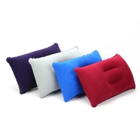 inflatable air pillow bed sleeping camping pillow pvc nylon neck stretcher backrest pillow for travel hiking plane head rest pad