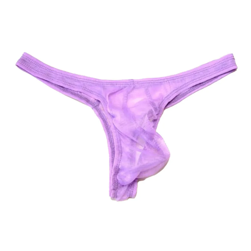 

Men Seamless Briefs Breathable Bulge Pouch Underwear Low Rise G-string T-back Panties Intimate Lingerie Gays Boxer Sissy Panties