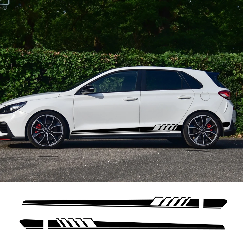 

2Pcs Car Stickers For Hyundai Tucson i40 i30 i10 i20 IX35 IX20 Solaris Genesi GDi Car Tuning Accessories.