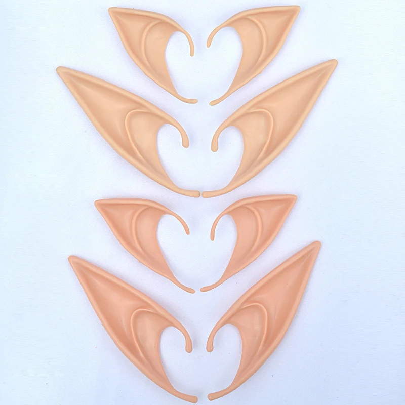 

Имитация ушей эльфа украшения для вечевечерние на Хэллоуин Искусственные Мягкие уши реквизит для костюма на Хэллоуин искусственные уши де...