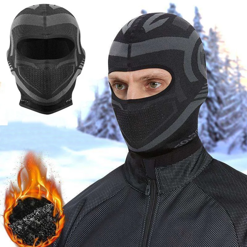 Купи Winter Outdoor Sport Cycling Cap Bike Full Face Balaclava Neck Warmer Men Women Scarf Ski Bicycle Motocycle Fleece Head Cap Hat за 382 рублей в магазине AliExpress