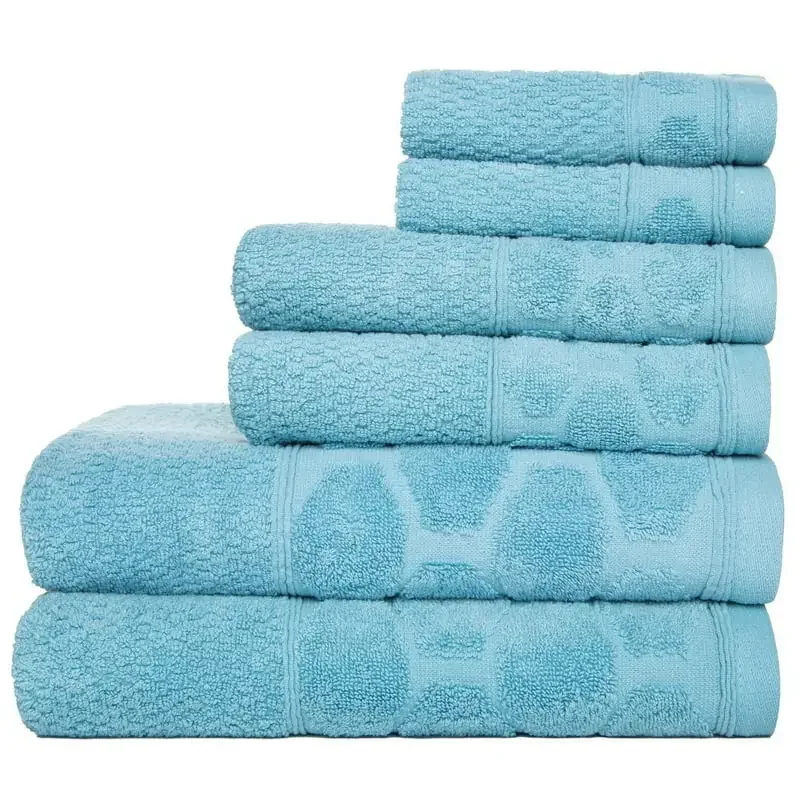 Set In Aqua For Spa Bathroom Bath Towels For Adults Children