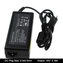 19V 3.16A Universal Laptop AC Adapter Power Supply For Samsung AD-6019 ADP-60ZH AD-6019R CPA09-004A PA-1600-66 APD-60HZ Charger