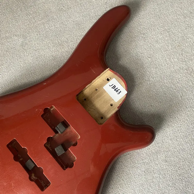 JB663 Красные краски цвет 5 или 6-струнная электрогитара бас-гитара корпус из