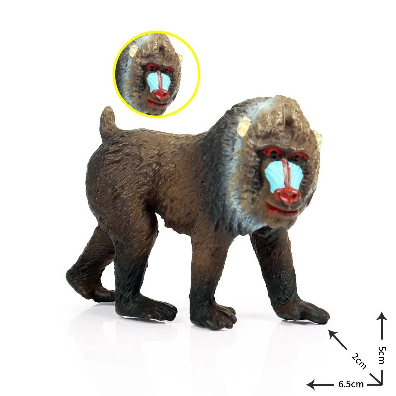 ПВХ Модель диких животных имитация обезьяны орангутан готовые товары коллекция