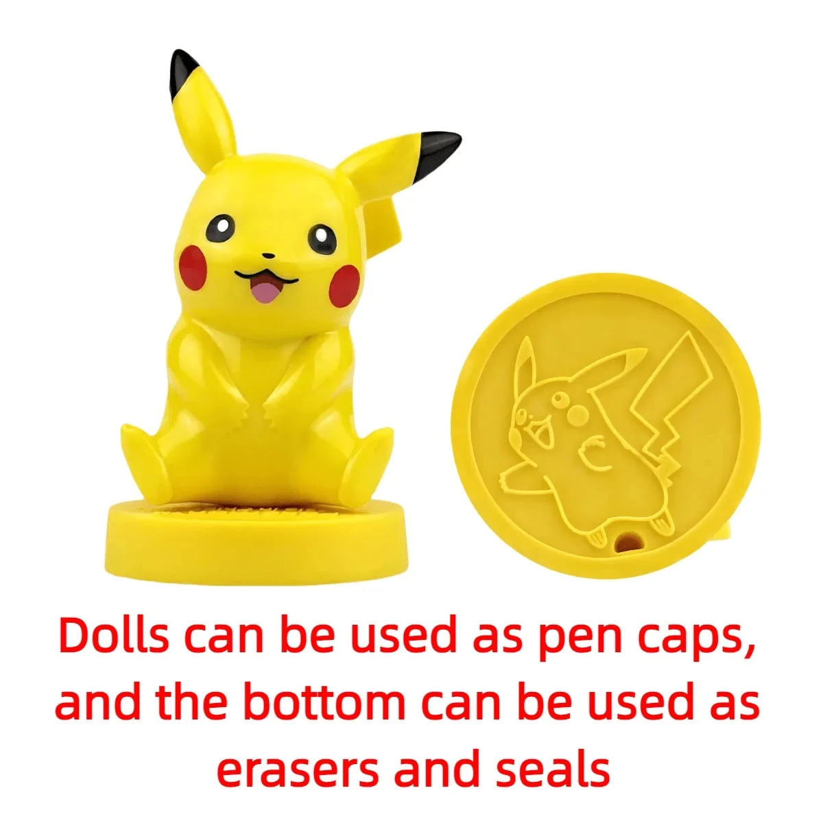 Фото 9-й стиль, натуральная серия Pokemon Cartoon Seal, аниме-фигурки, куклы, игрушки с акриловой коробкой, Пикачу Иви Бульбазавр, милая модель, подарки №5