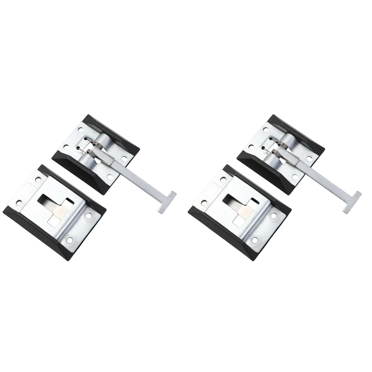

2 PCS Door Holder Latch Stainless Steel Hooks Lock Door Holder Catch Entry Trailer Handle
