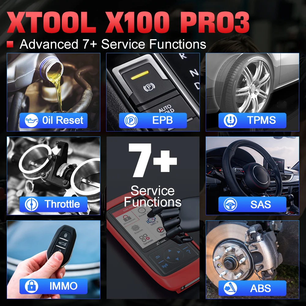 Фото Склад США: XTOOL X100 PRO3 – Новейший программатор ключей OBD2 для восстановления при полной утере, инструменты для слесарей, декодер ключей, сканер, тестер частоты 2026 года №3