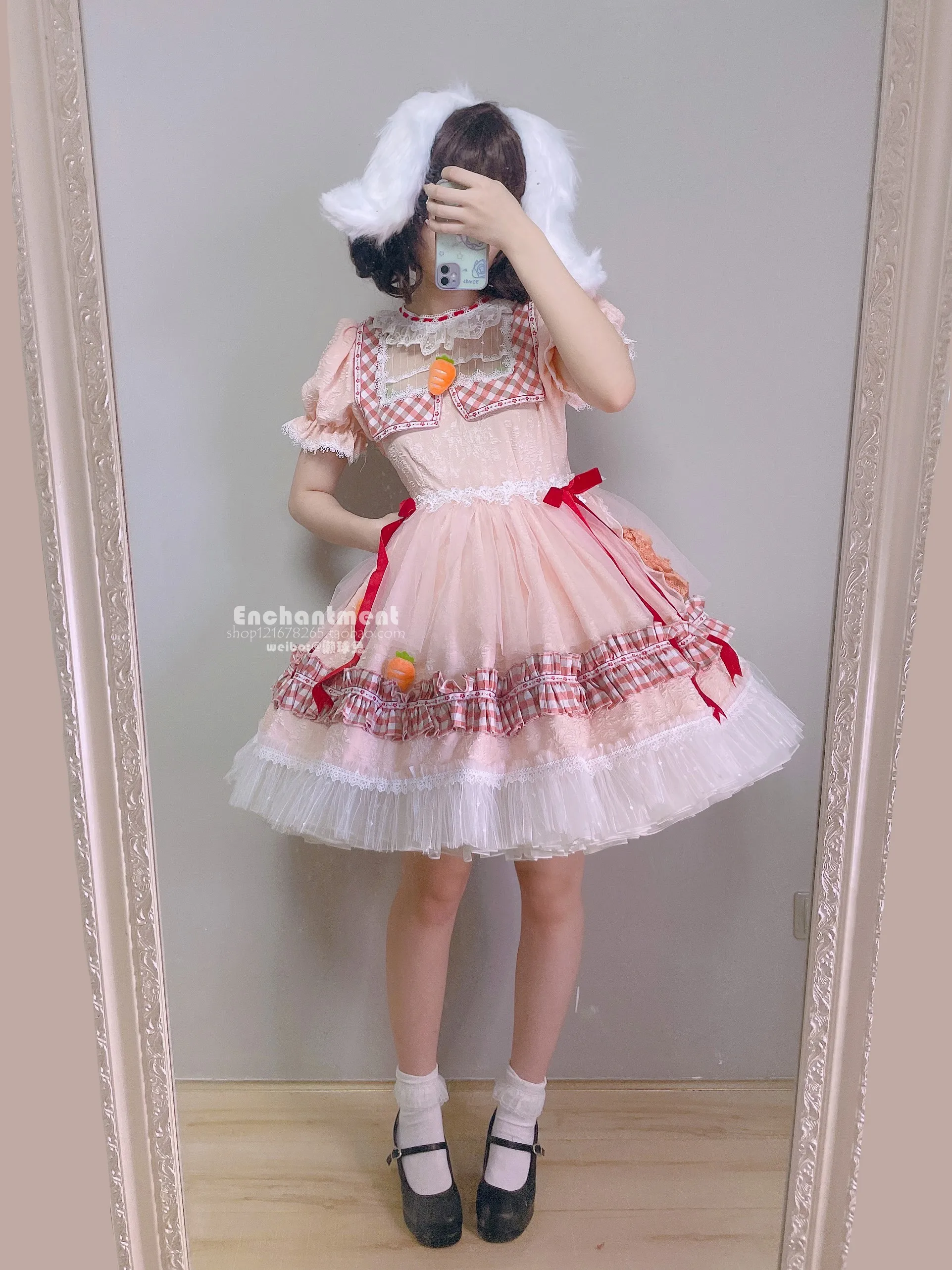 Косплей-Костюм Touhou Project Tewi Inaba с животом черным Кроликом косплей-костюм униформа