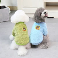 fleece pet dog clothe puppy jacket coat clothing winter warm dog vest shirt for small dogs chihuahua french bulldog clothing