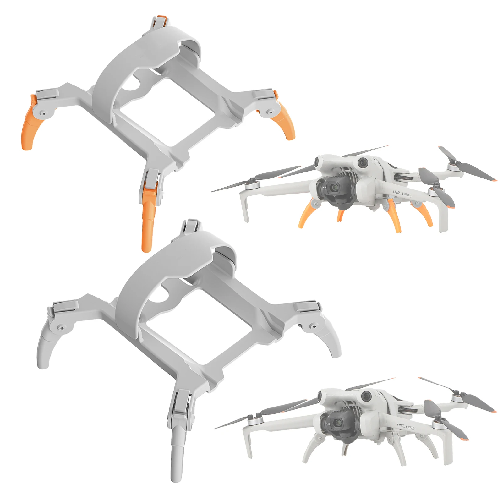 

Мини 4 Pro посадочное снаряжение Расширенная защита для посадочных ног поднятая подставка защитный кронштейн для DJI Mini 3 Pro Аксессуары для Дронов