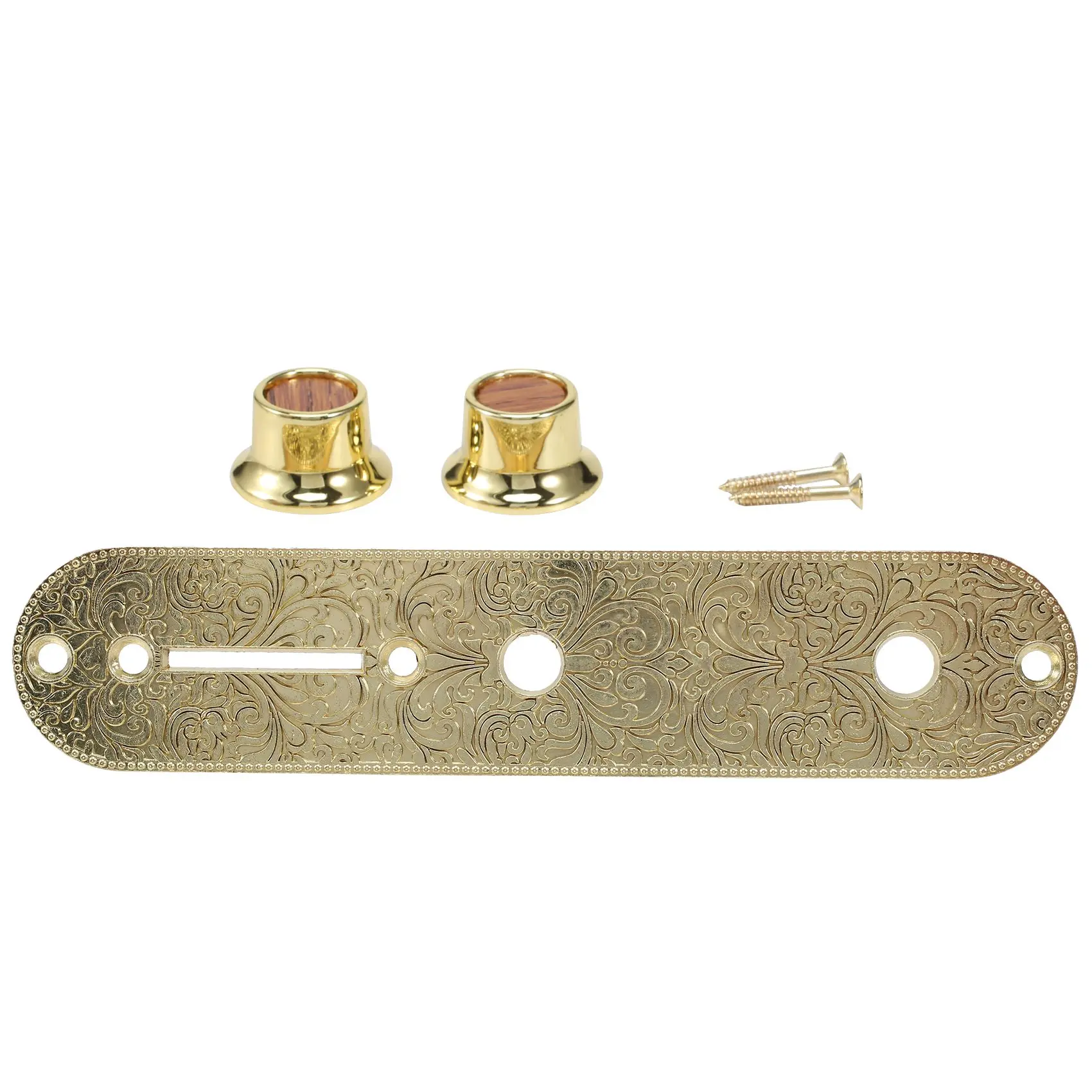 

Guitar Bridge Switch Vintage Control Plate with Volume Knob for Tele Telecaster TL Electric Guitar Accessories Gold