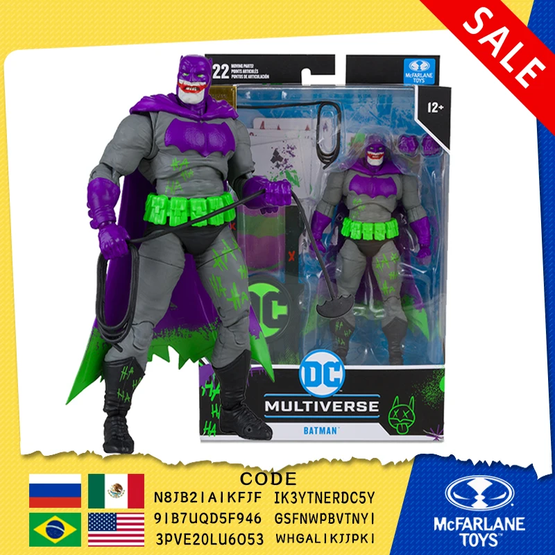 

McFarlane DC Multiverse Batman: The Joker The Dark Knight Returns 18cm Action Figure Model Doll ! Garage Kit Collectio